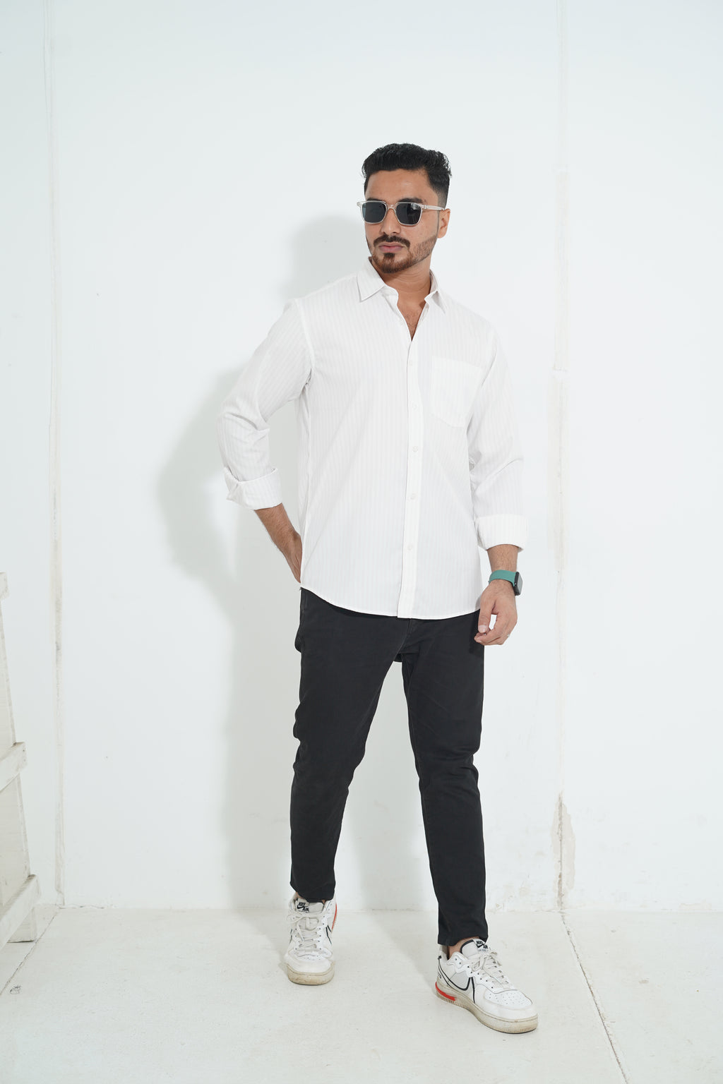 Premium Full Sleeve White color Shirt