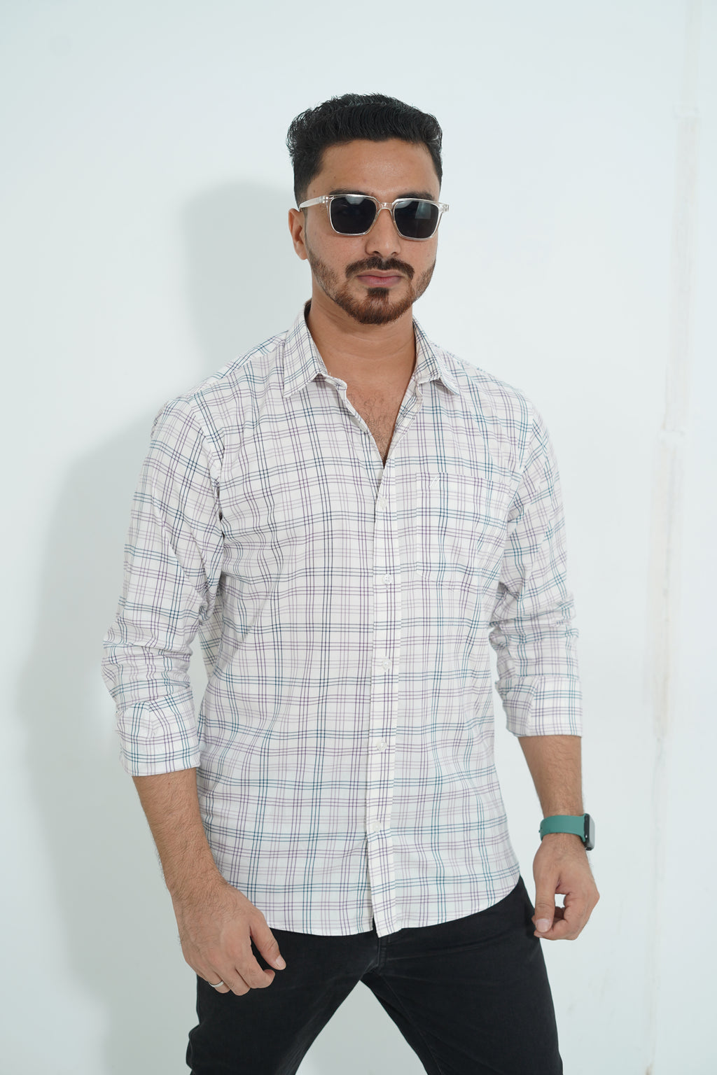 Premium Full Sleeve Multi Check Shirt