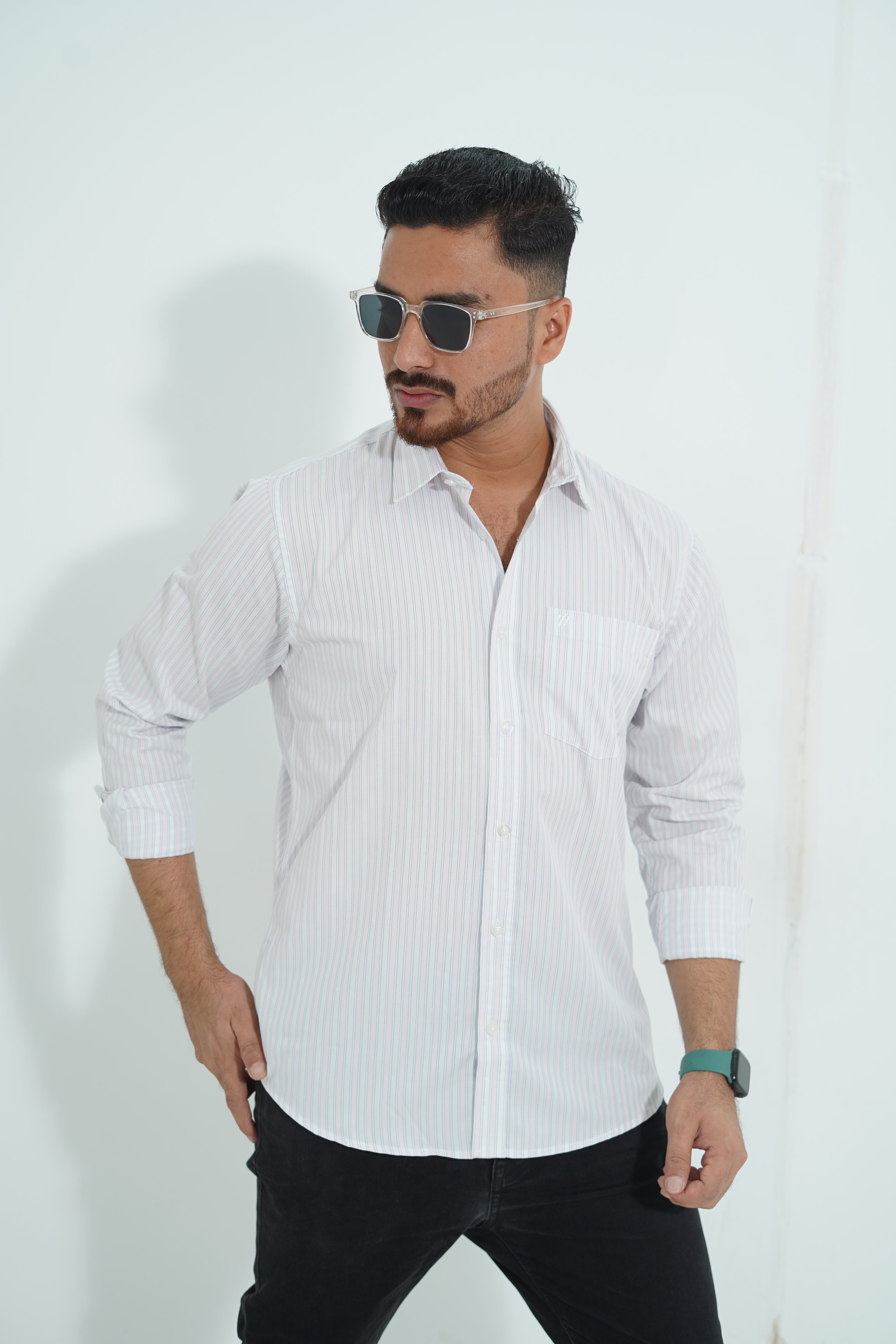 Premium Full Sleeve-White Color Design