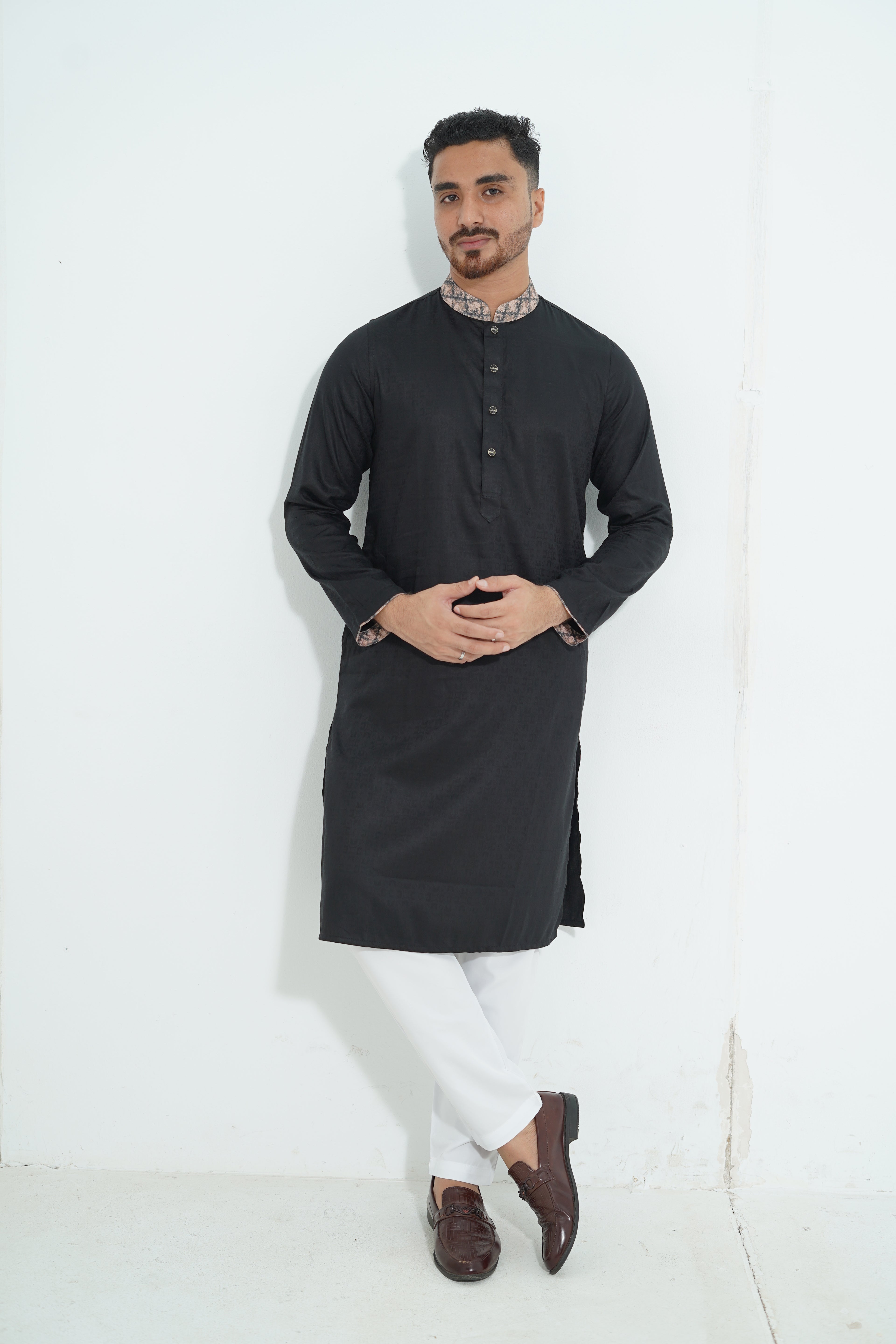 Premium Edition Punjabi – Black With Contrast