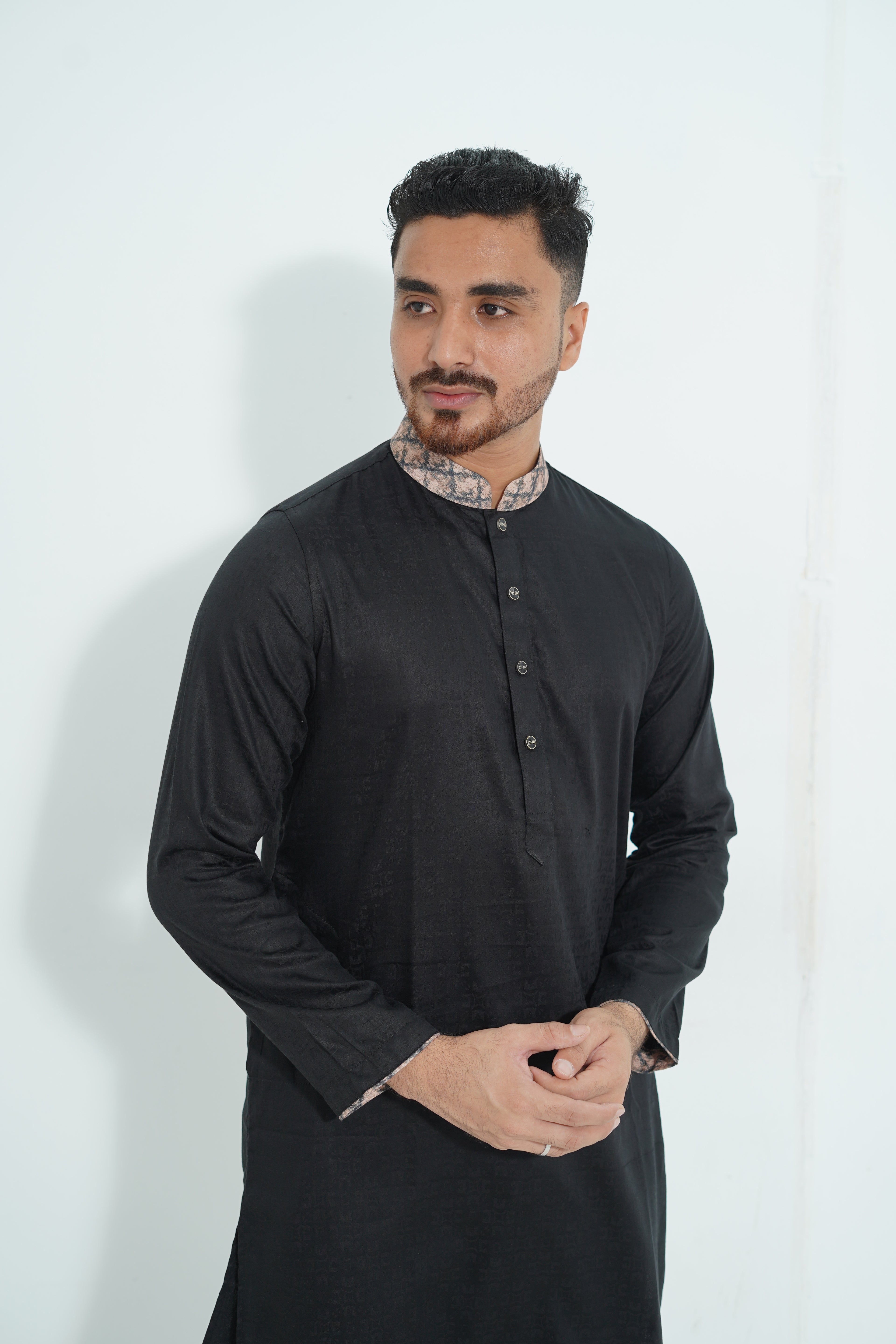 Premium Edition Punjabi – Black With Contrast