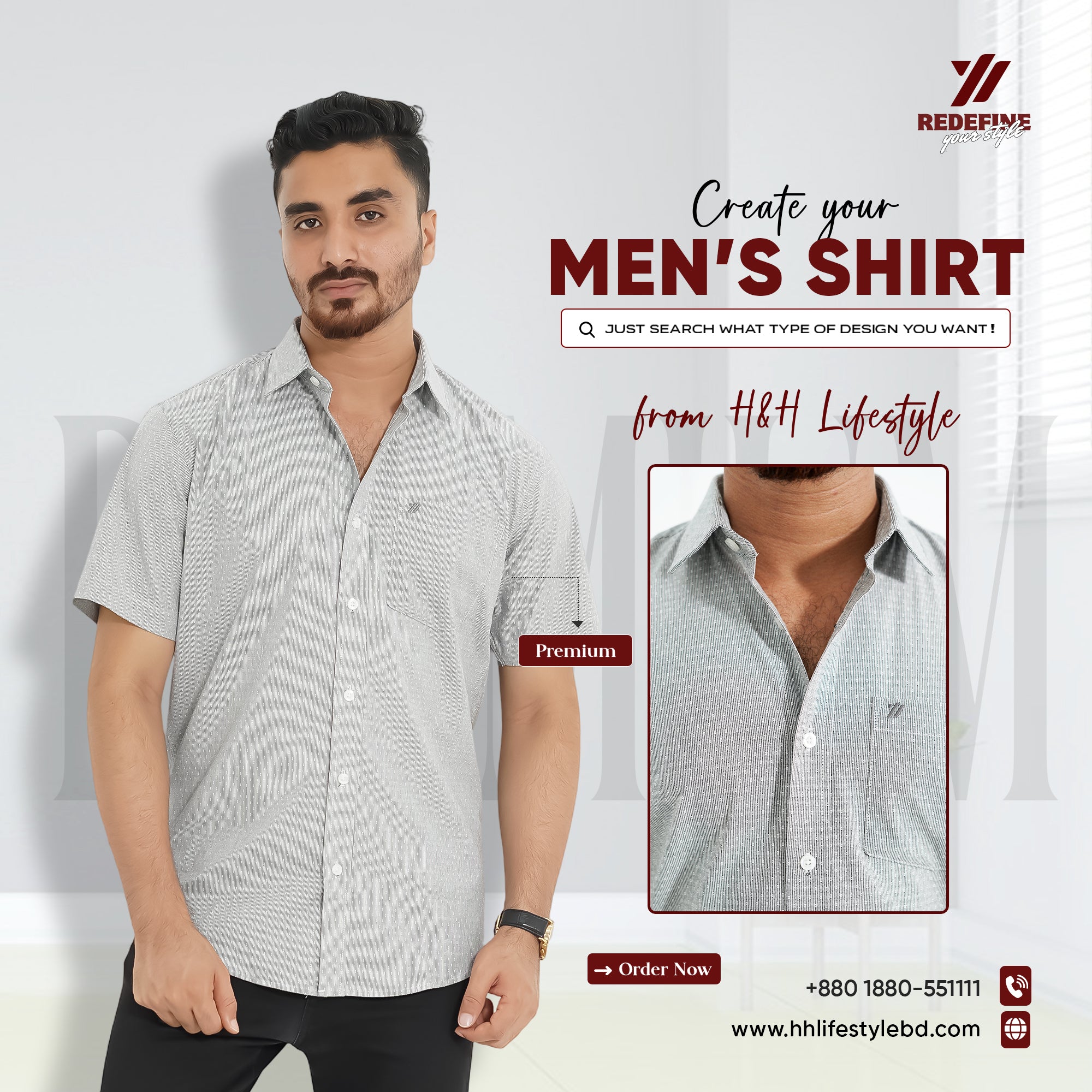 Premium Half Sleeve Stripe Casual Shirt