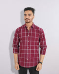 Premium Full Sleeve Bold Check Shirt