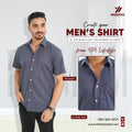Premium Half Sleeve Dotted Print Casual Shirt